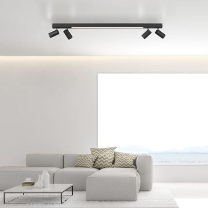 Paul Neuhaus 6121-13 - LED reguliuojamas taškinis šviestuvas PURE 4xLED/4W/230V + LED/9W 2700-5000K + nuotolinis valdymas