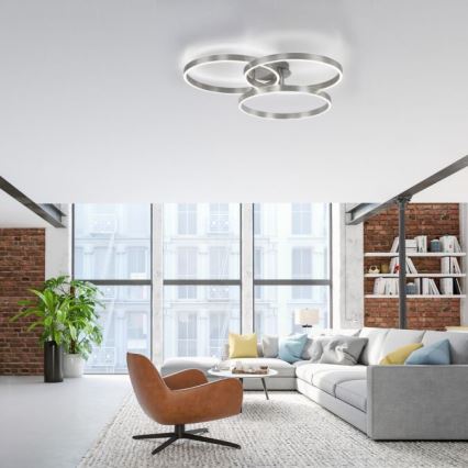 Paul Neuhaus 6233-55 - LED Pritemdomas lubinis šviestuvas PAAN LED/45,5W/230V 2700-5000K + nuotolinio valdymo pultas