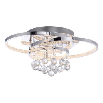 Paul Neuhaus 6267-17 - LED Pritemdomas lubinis šviestuvas ROTAZO LED/32W/230V diametras 45 cm blizgus chromas