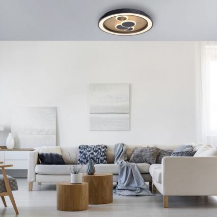 Paul Neuhaus 6284-79 - LED lubinis šviestuvas ELIZA LED/55,5W/230V diametras 60 cm ąžuolas
