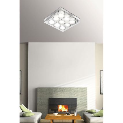 Paul Neuhaus 6362-17 - LED lubinis šviestuvas AFIDA 9xLED/3,3W/230V