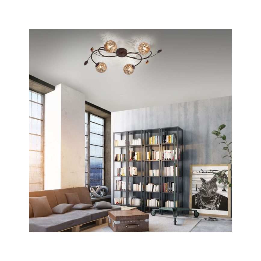 Paul Neuhaus 6395-48 - Tvirtinamas sietynas GRETA 4xG9/40W/230V
