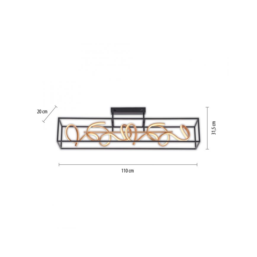 Paul Neuhaus 6473-18 - LED pritemdantis šviestuvas SELINA 4xLED / 10,2W / 230V