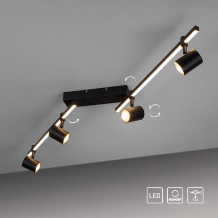 Paul Neuhaus 6525-18 - LED Akcentinis šviestuvas BARIK 4xGU10/4,5W/230V + LED/10W