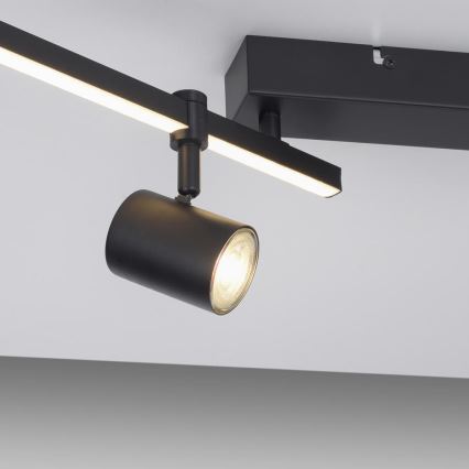 Paul Neuhaus 6525-18 - LED taškinis šviestuvas BARIK 4xGU10/4,5W/230V + LED/10W