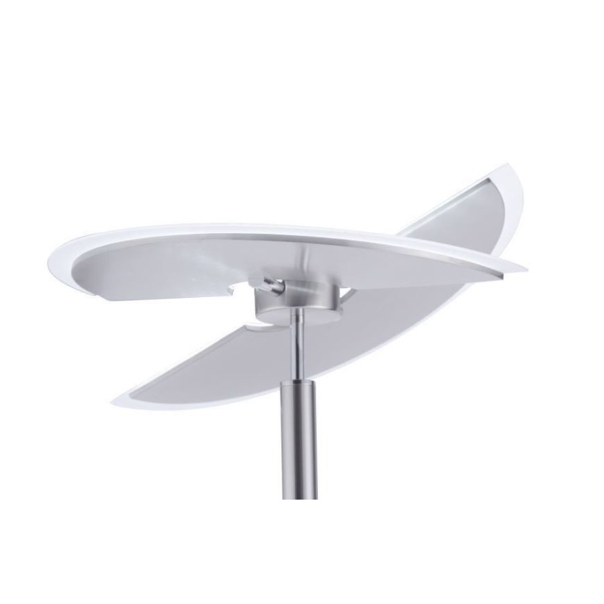 Paul Neuhaus 673-55 - LED dimeriuojama grindinė lempa ARTUR 2xLED/21W/230V+LED/6W blizgus chromas