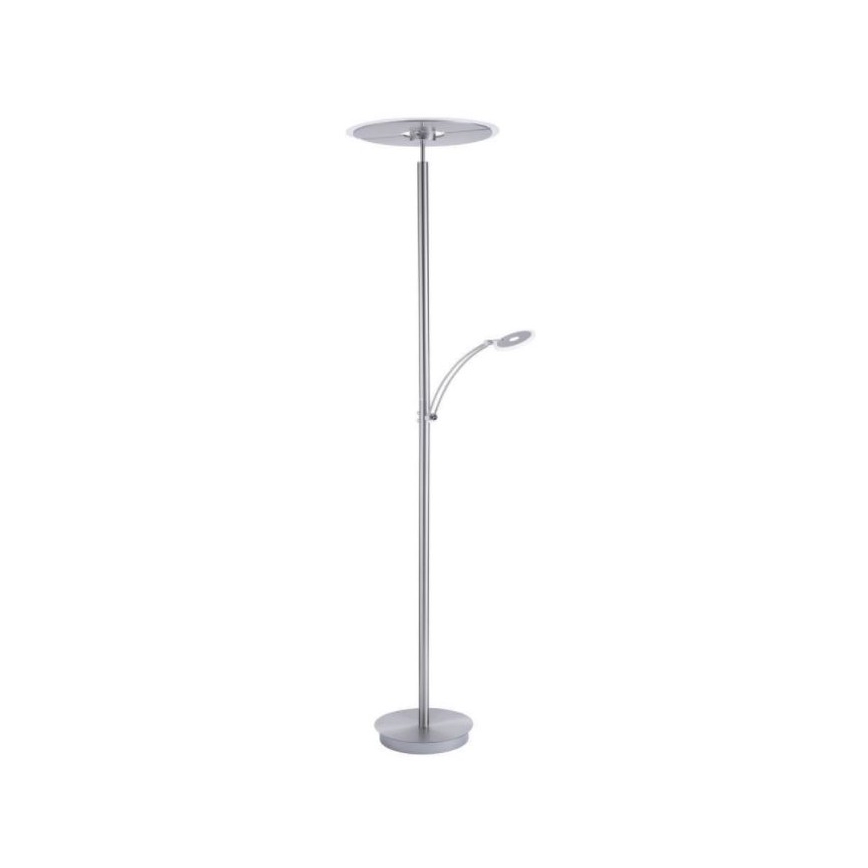 Paul Neuhaus 673-55 - LED pritemdomas toršeras ARTUR 2xLED/21W/230V+1xLED/6W blizgus chromas