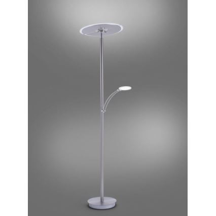 Paul Neuhaus 673-55 - LED pritemdomas toršeras ARTUR 2xLED/21W/230V+1xLED/6W blizgus chromas