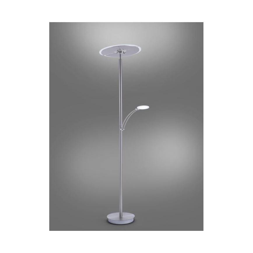 Paul Neuhaus 673-55 - LED pritemdomas toršeras ARTUR 2xLED/21W/230V+1xLED/6W blizgus chromas