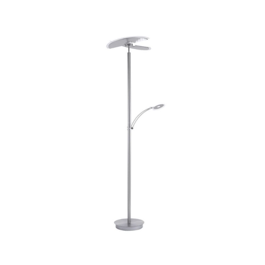 Paul Neuhaus 673-55 - LED pritemdomas toršeras ARTUR 2xLED/21W/230V+1xLED/6W blizgus chromas