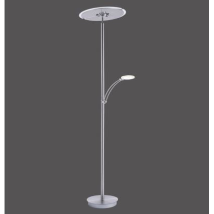Paul Neuhaus 673-55 - LED pritemdomas toršeras ARTUR 2xLED/21W/230V+1xLED/6W blizgus chromas