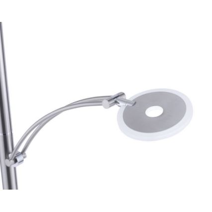 Paul Neuhaus 673-55 - LED pritemdomas toršeras ARTUR 2xLED/21W/230V+1xLED/6W blizgus chromas