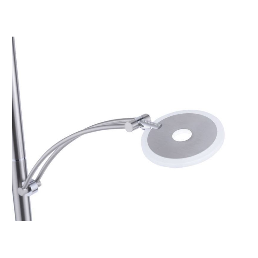 Paul Neuhaus 673-55 - LED pritemdomas toršeras ARTUR 2xLED/21W/230V+1xLED/6W blizgus chromas