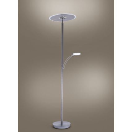 Paul Neuhaus 673-55 - LED pritemdomas toršeras ARTUR 2xLED/21W/230V+1xLED/6W blizgus chromas