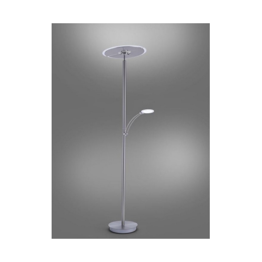 Paul Neuhaus 673-55 - LED pritemdomas toršeras ARTUR 2xLED/21W/230V+1xLED/6W blizgus chromas