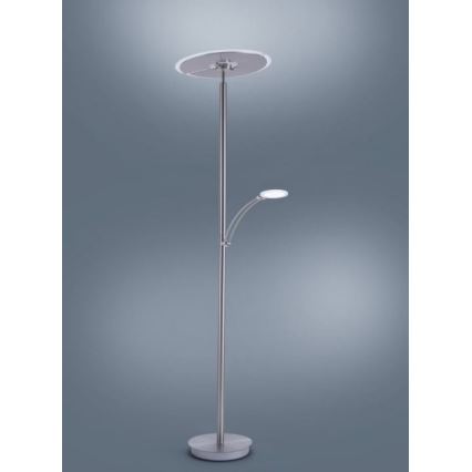 Paul Neuhaus 673-55 - LED pritemdomas toršeras ARTUR 2xLED/21W/230V+1xLED/6W blizgus chromas