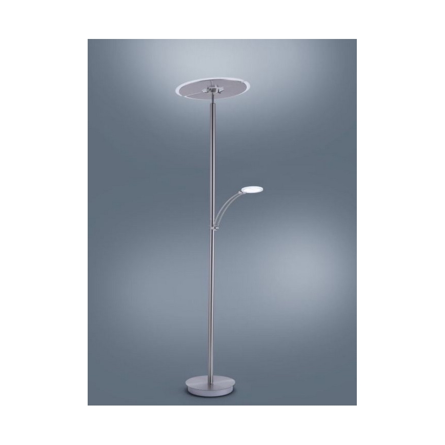 Paul Neuhaus 673-55 - LED pritemdomas toršeras ARTUR 2xLED/21W/230V+1xLED/6W blizgus chromas