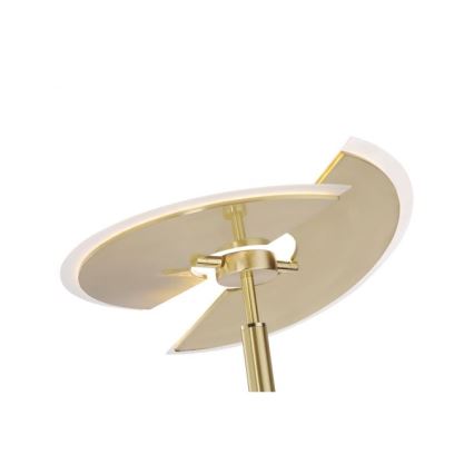 Paul Neuhaus 673-60 - LED dimeriuojama grindinė lempa ARTUR 2xLED/21W/230V+LED/6W auksinė