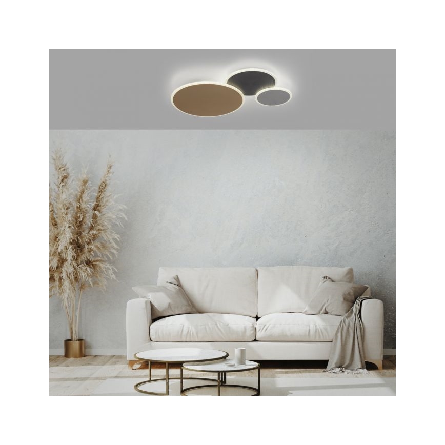 Paul Neuhaus 8007-70 - LED reguliuojamas lubų šviestuvas Q-PIATO LED/35W/230V 2700-5000K Wi-Fi + nuotolinis valdymas