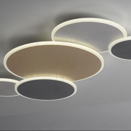 Paul Neuhaus 8008-70 - LED Pritemdomas lubinis šviestuvas Q-PIATO LED/49W/230V 2700-5000K Wi-Fi + nuotolinio valdymo pultas