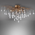 Paul Neuhaus 8090-11 - Tvirtinamas sietynas ICICLE 4xG9/40W/230V 30x60 cm žalvaris