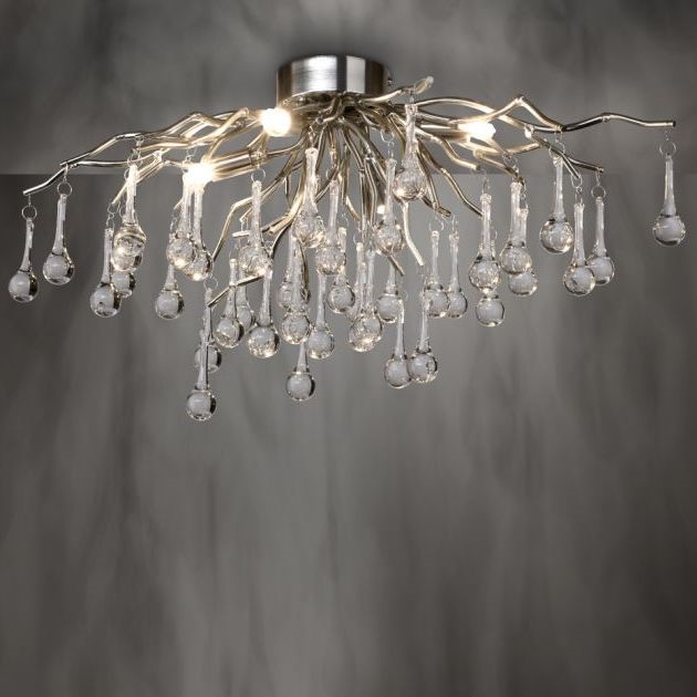 Paul Neuhaus 8090-55 - Tvirtinamas sietynas ICICLE 4xG9/40W/230V 30x60 cm blizgus chromas
