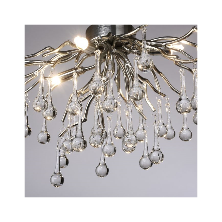 Paul Neuhaus 8090-55 - Tvirtinamas sietynas ICICLE 4xG9/40W/230V 30x60 cm blizgus chromas
