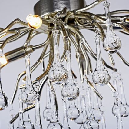 Paul Neuhaus 8090-55 - Tvirtinamas sietynas ICICLE 4xG9/40W/230V 30x60 cm blizgus chromas