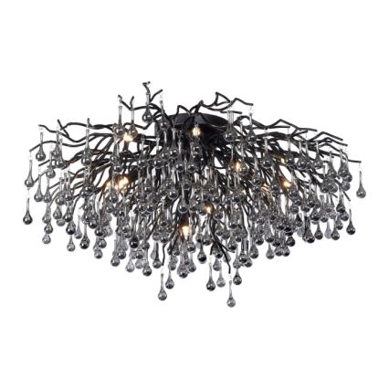 Paul Neuhaus 8092-18 - Prie lubų montuojamas šviestuvas ICICLE 14xG9/40W/230V skers. 100 cm juoda