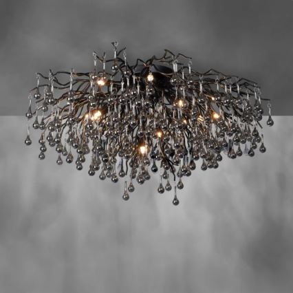 Paul Neuhaus 8092-18 - Prie lubų montuojamas šviestuvas ICICLE 14xG9/40W/230V skers. 100 cm juoda