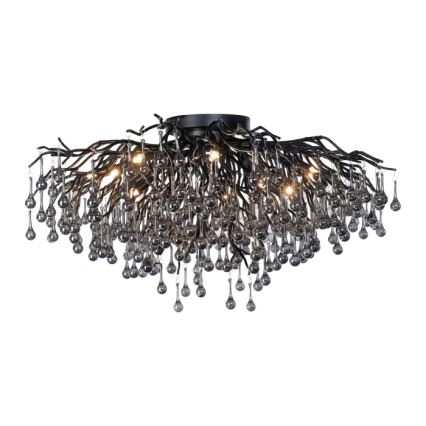 Paul Neuhaus 8092-18 - Prie lubų montuojamas šviestuvas ICICLE 14xG9/40W/230V skers. 100 cm juoda