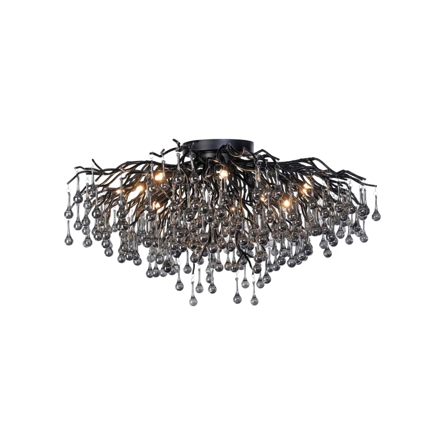 Paul Neuhaus 8092-18 - Prie lubų montuojamas šviestuvas ICICLE 14xG9/40W/230V skers. 100 cm juoda