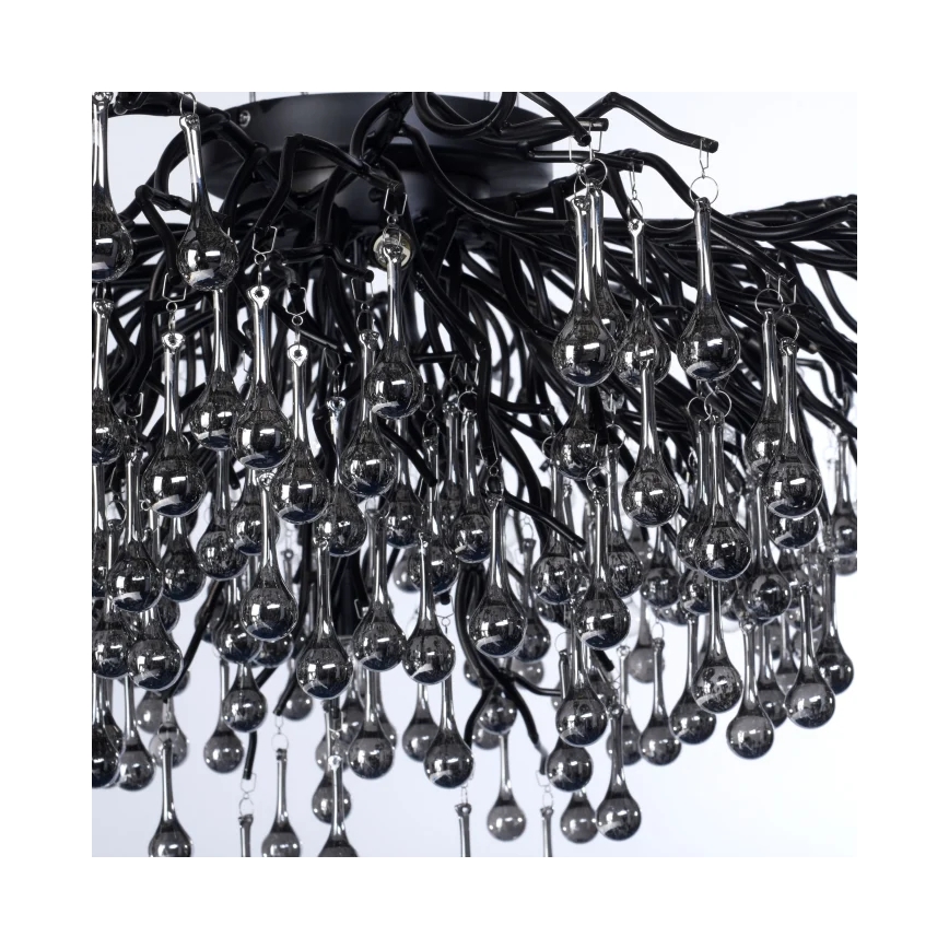 Paul Neuhaus 8092-18 - Prie lubų montuojamas šviestuvas ICICLE 14xG9/40W/230V skers. 100 cm juoda