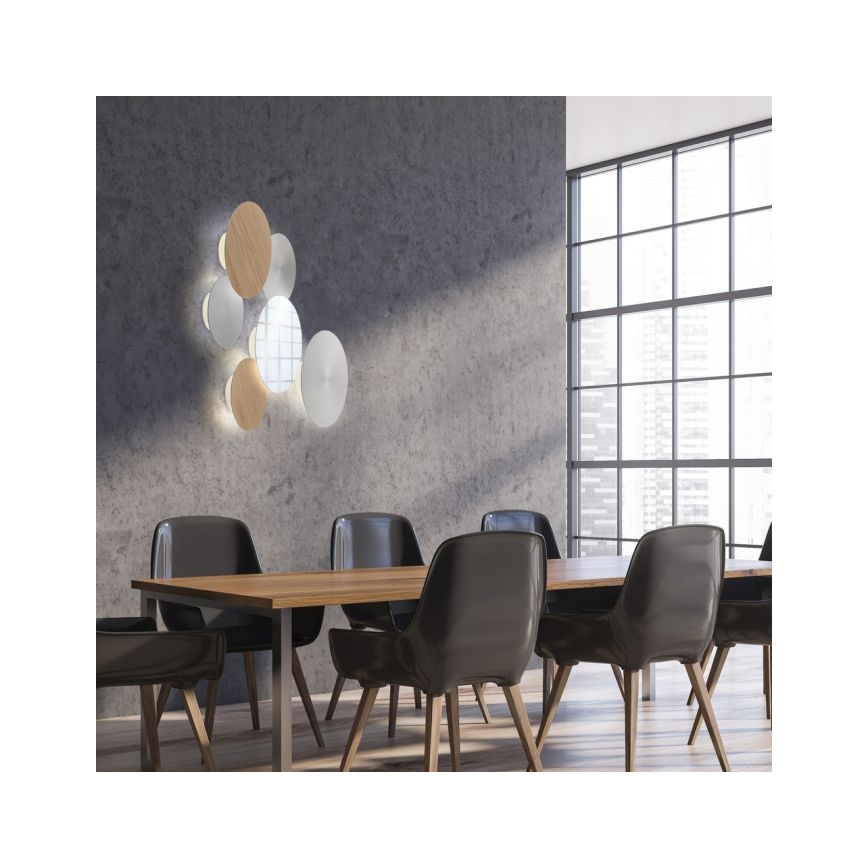 Paul Neuhaus 8152-79 - LED pritemdomas sieninis šviestuvas PUNTUA LED/1W/3,7V 2200 mAh + nuotolinio valdymo pultas