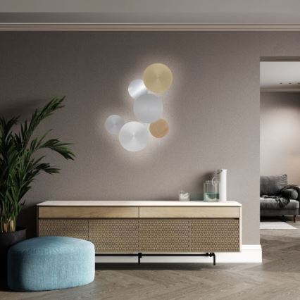 Paul Neuhaus 8152-79 - LED pritemdomas sieninis šviestuvas PUNTUA LED/1W/3,7V 2200 mAh + nuotolinio valdymo pultas