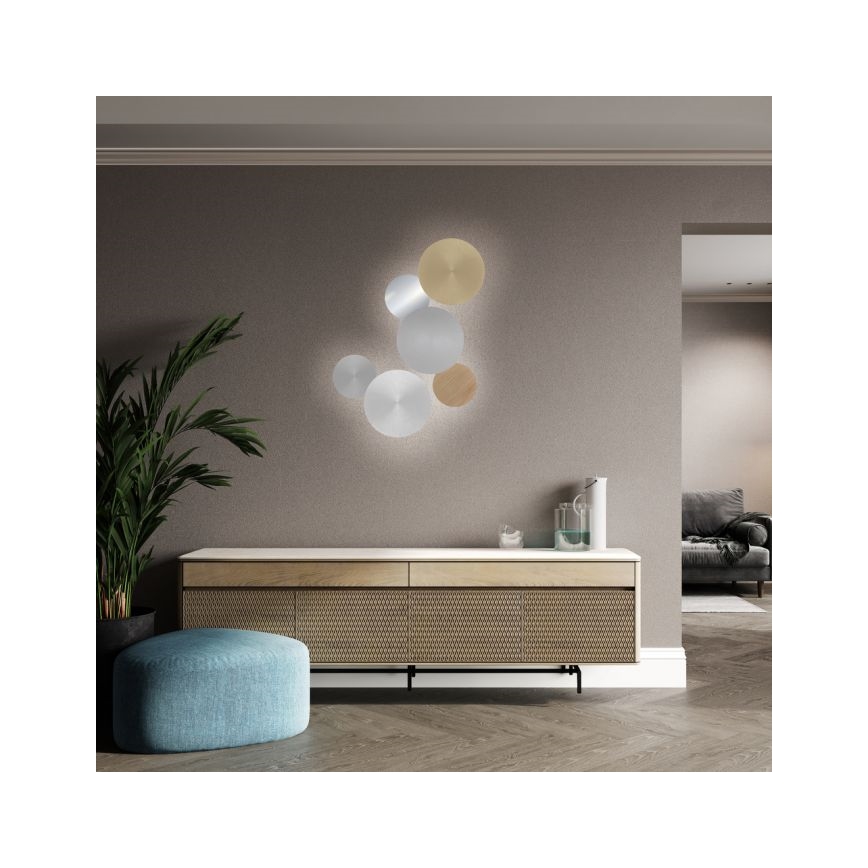 Paul Neuhaus 8152-79 - LED pritemdomas sieninis šviestuvas PUNTUA LED/1W/3,7V 2200 mAh + nuotolinio valdymo pultas