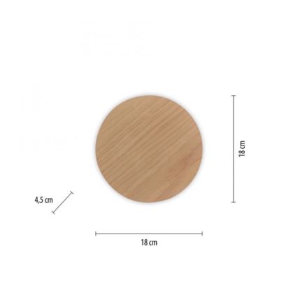 Paul Neuhaus 8152-79 - LED pritemdomas sieninis šviestuvas PUNTUA LED/1W/3,7V 2200 mAh + nuotolinio valdymo pultas