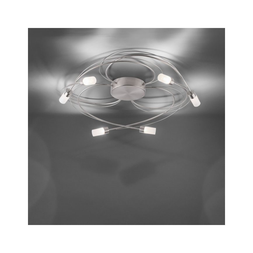 Paul Neuhaus 8250-55 - LED Reguliuojamas ant pagrindo montuojamas sietynas NELIA 6xLED/3W/230V