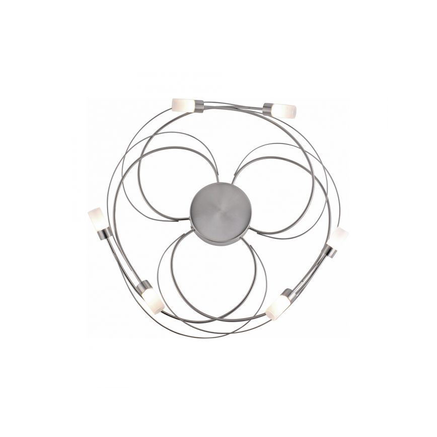 Paul Neuhaus 8250-55 - LED Reguliuojamas ant pagrindo montuojamas sietynas NELIA 6xLED/3W/230V