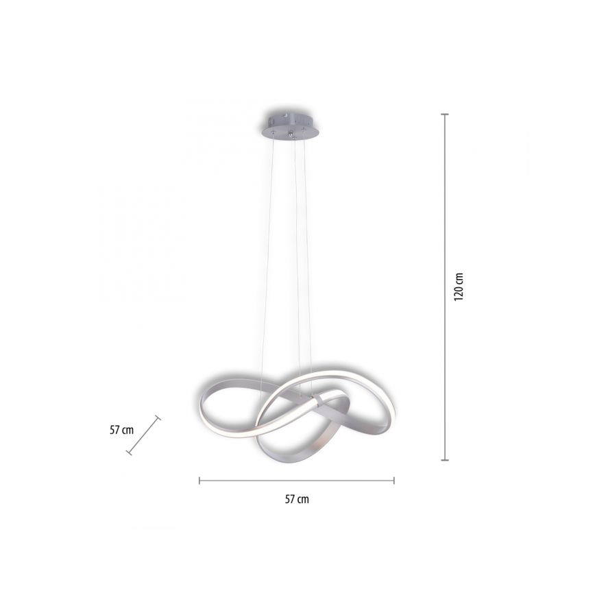 Paul Neuhaus 8291-55 - LED Reguliuojamas pakabinamas sietynas MELINDA LED/30W/230V