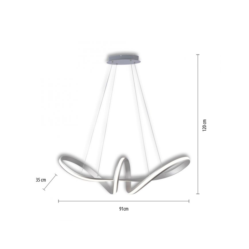 Paul Neuhaus 8292-55 - LED Reguliuojamas pakabinamas sietynas MELINDA 1xLED/38W/230V