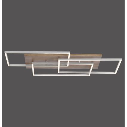 Paul Neuhaus 8330-79 - LED Pritemdomas tvirtinamas sietynas PALMA 3xLED/12W/230V pušis + nuotolinio valdymo pultas