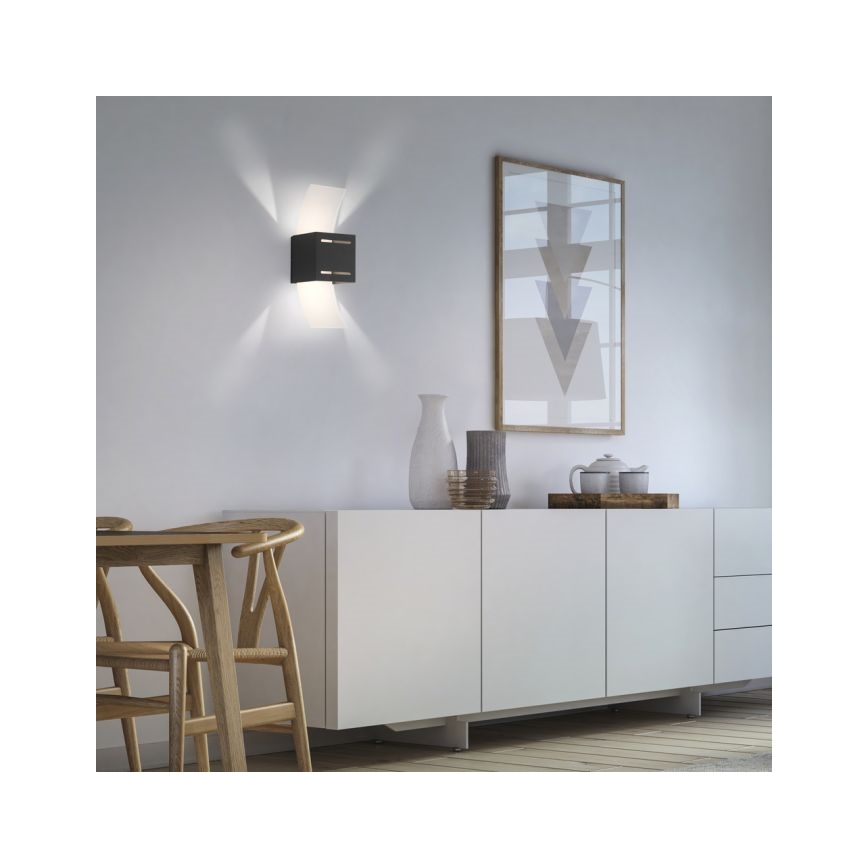 Paul Neuhaus 9007-13 - Sieninis šviestuvas ORMA 1xG9/40W/230V juoda