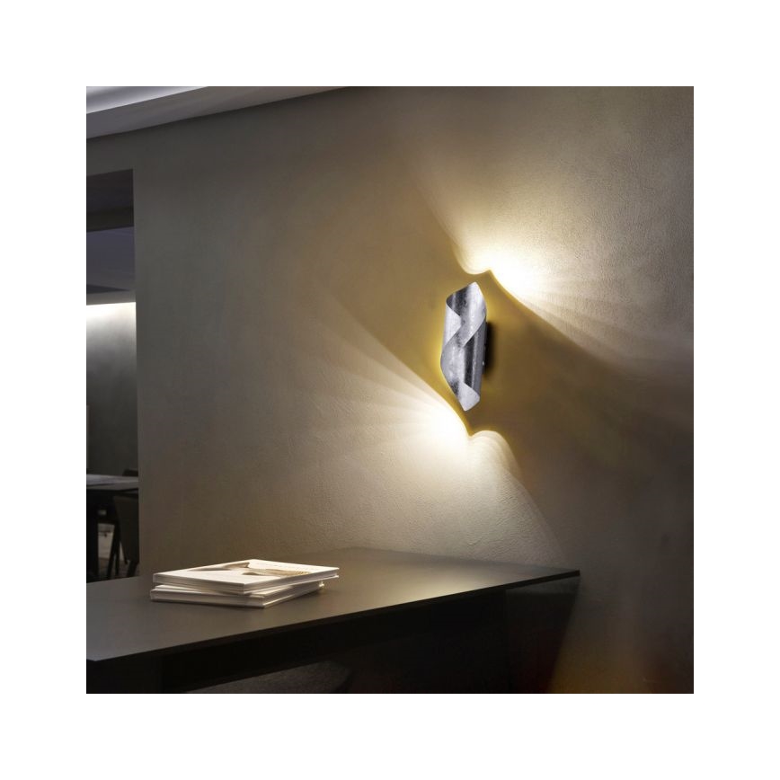 Paul Neuhaus 9030-21 - LED Sieninis šviestuvas NEVIS LED/6W/230V sidabras