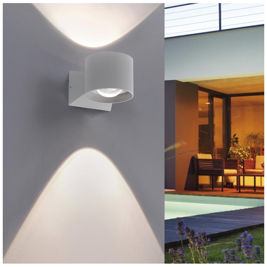 Paul Neuhaus 9441-21 - LED Sieninis lauko šviestuvas TIMO 2xLED/2W/230V IP54