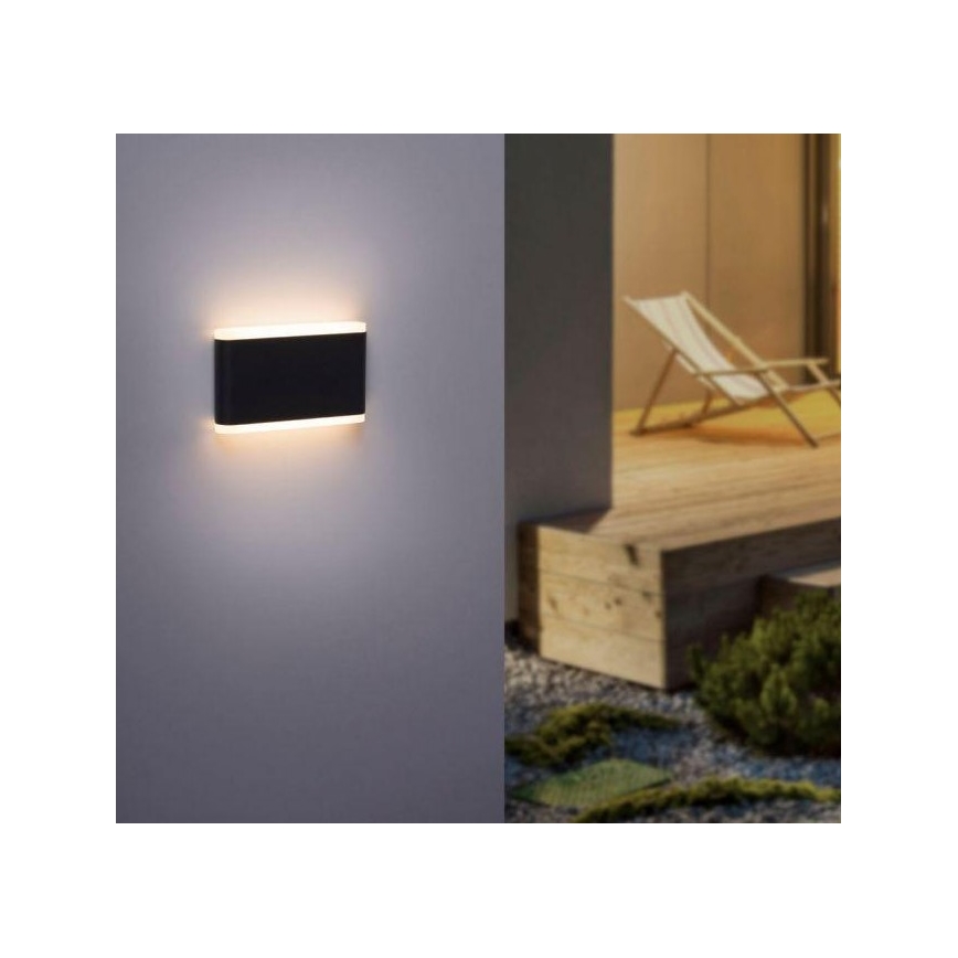 Paul Neuhaus 9483-13 - LED sieninis lauko šviestuvas ELSA 2xLED/5,4W/230V IP65