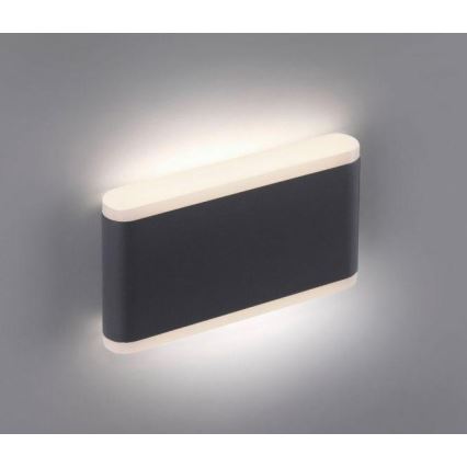 Paul Neuhaus 9483-13 - LED sieninis lauko šviestuvas ELSA 2xLED/5,4W/230V IP65