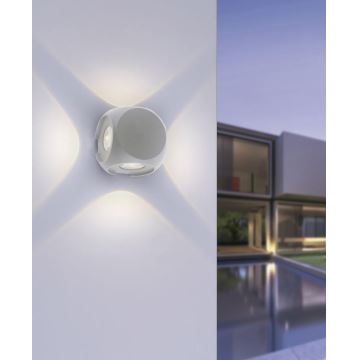 Paul Neuhaus 9485-21 - LED Sieninis lauko šviestuvas CARLO 4xLED/0,8W/230V IP54