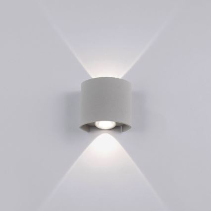 Paul Neuhaus 9486-21 - LED Sieninis lauko šviestuvas CARLO 2xLED/1,7W/230V IP54