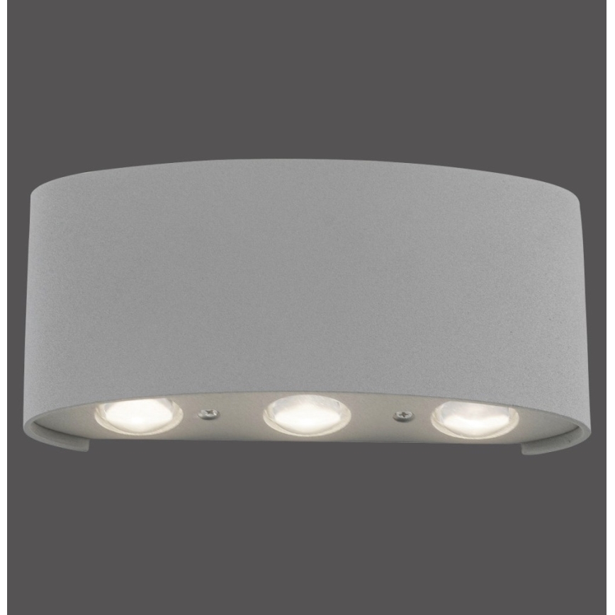 Paul Neuhaus 9488-21 - LED Sieninis lauko šviestuvas CARLO 6xLED/0,8W/230V IP54
